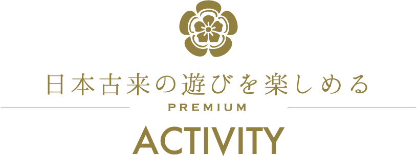 日本古来の遊びを楽しめる/PREMIUM/ACTIVITY
