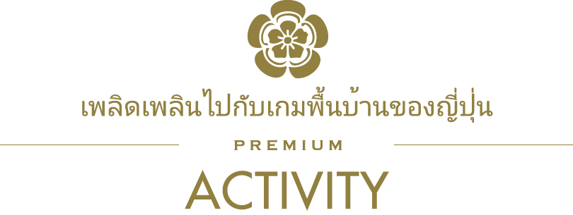 เพลิดเพลินไปกับเกมพื้นบ้านของญี่ปุ่น/PREMIUM/ACTIVITY